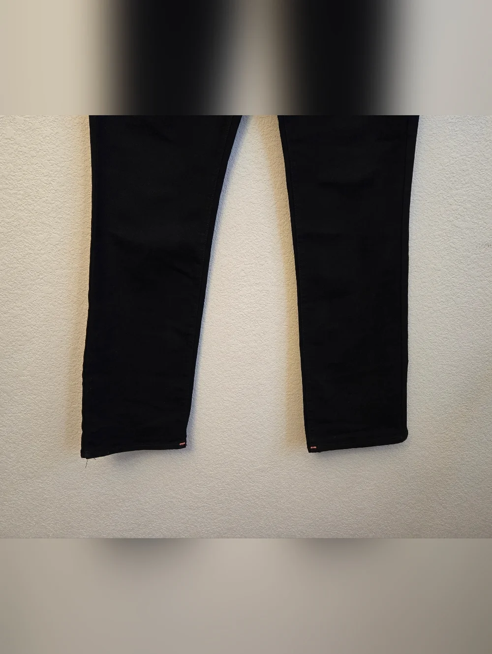 True Religion Mens Sz 34x34 Ricky Straight Relaxed Black Denim Flap Pockets